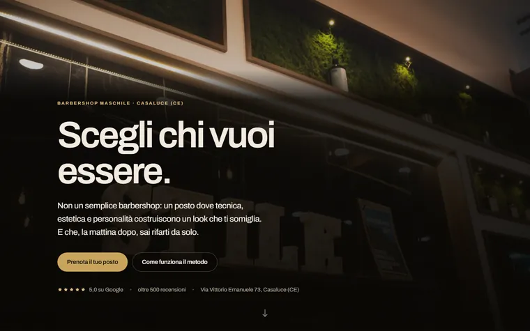 La home del nuovo sito del salone +stile